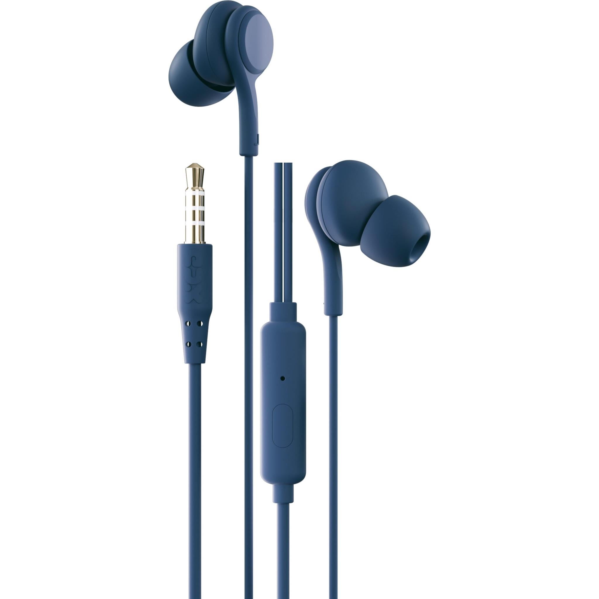 XCD XCD23003 Wired In Ear with Mic Headphones Blue