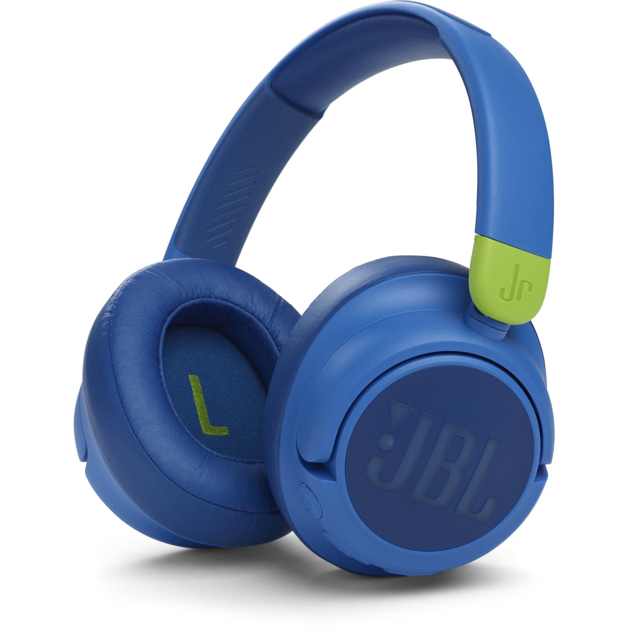 Kids - Jr460 Hi-Fi Wireless Headphones Over-Ear Cancelling Noise (Blue) JBL JB