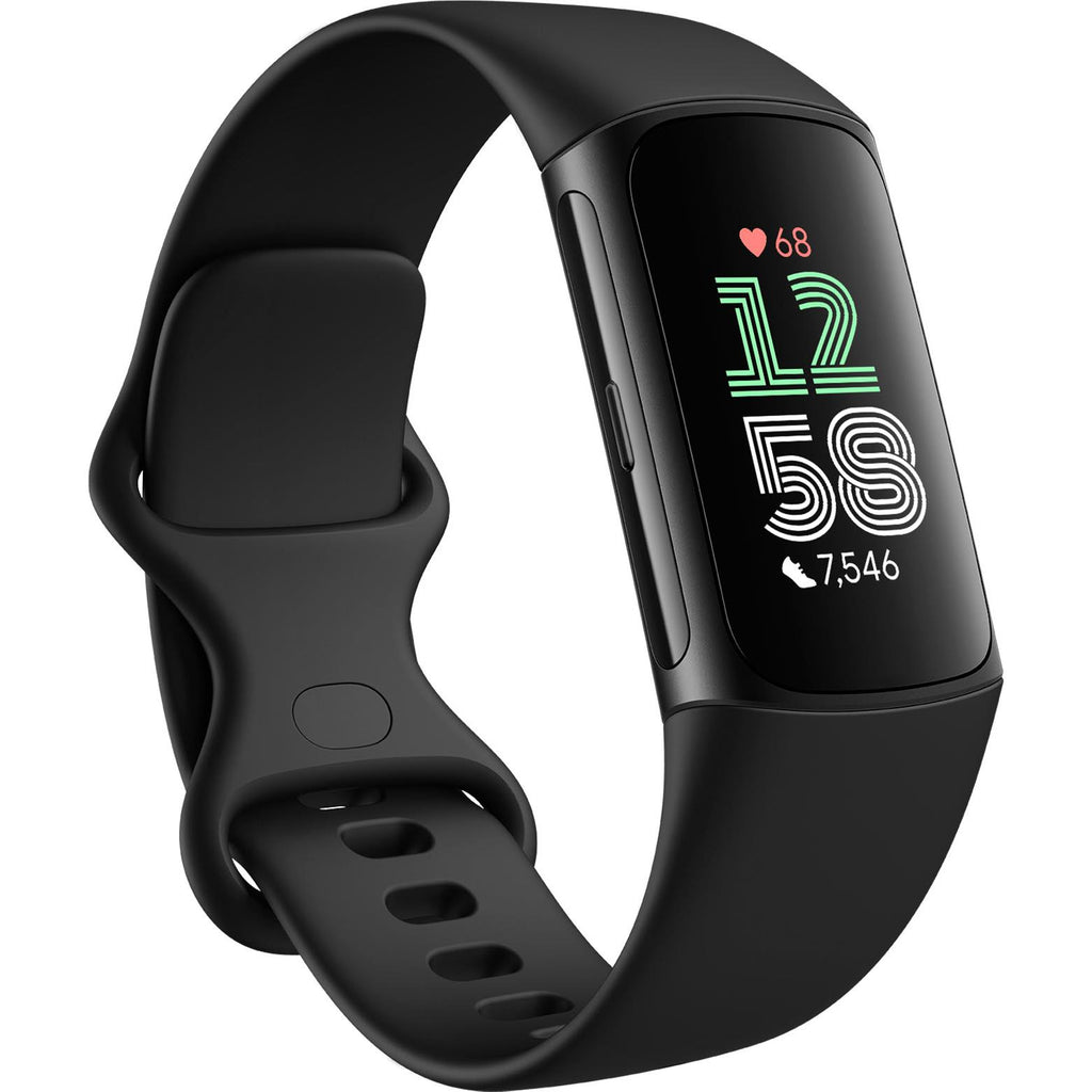 Fitbit Charge 6 Fitness Tracker (Obsidian/Black Aluminium) - JB Hi-Fi