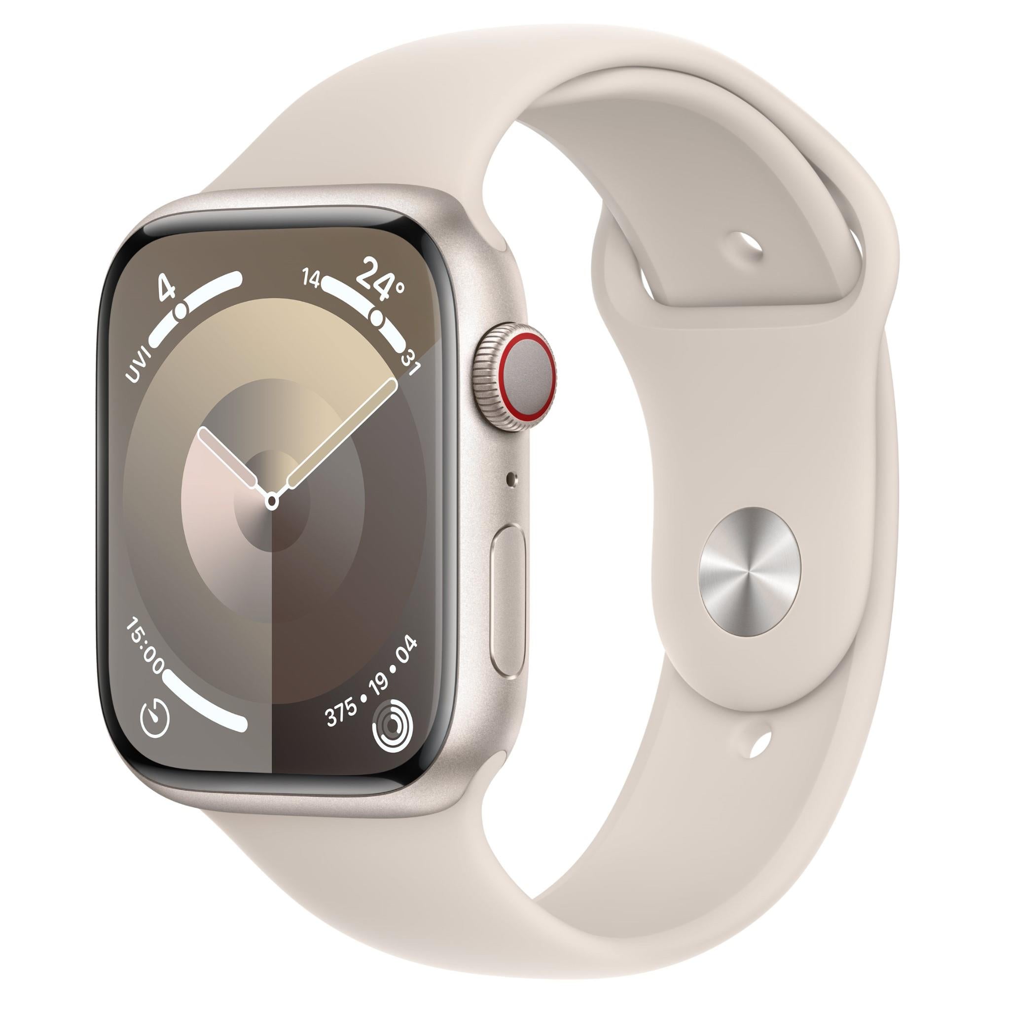 Apple Watch Series 9 45mm Starlight Aluminium Case GPS + Cellular 