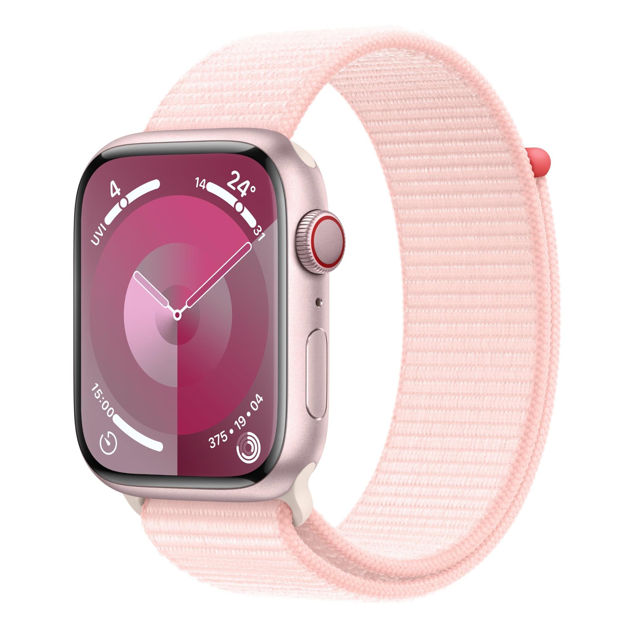 Apple Watch Series 9 45mm Pink Aluminium Case GPS Cellular Sport