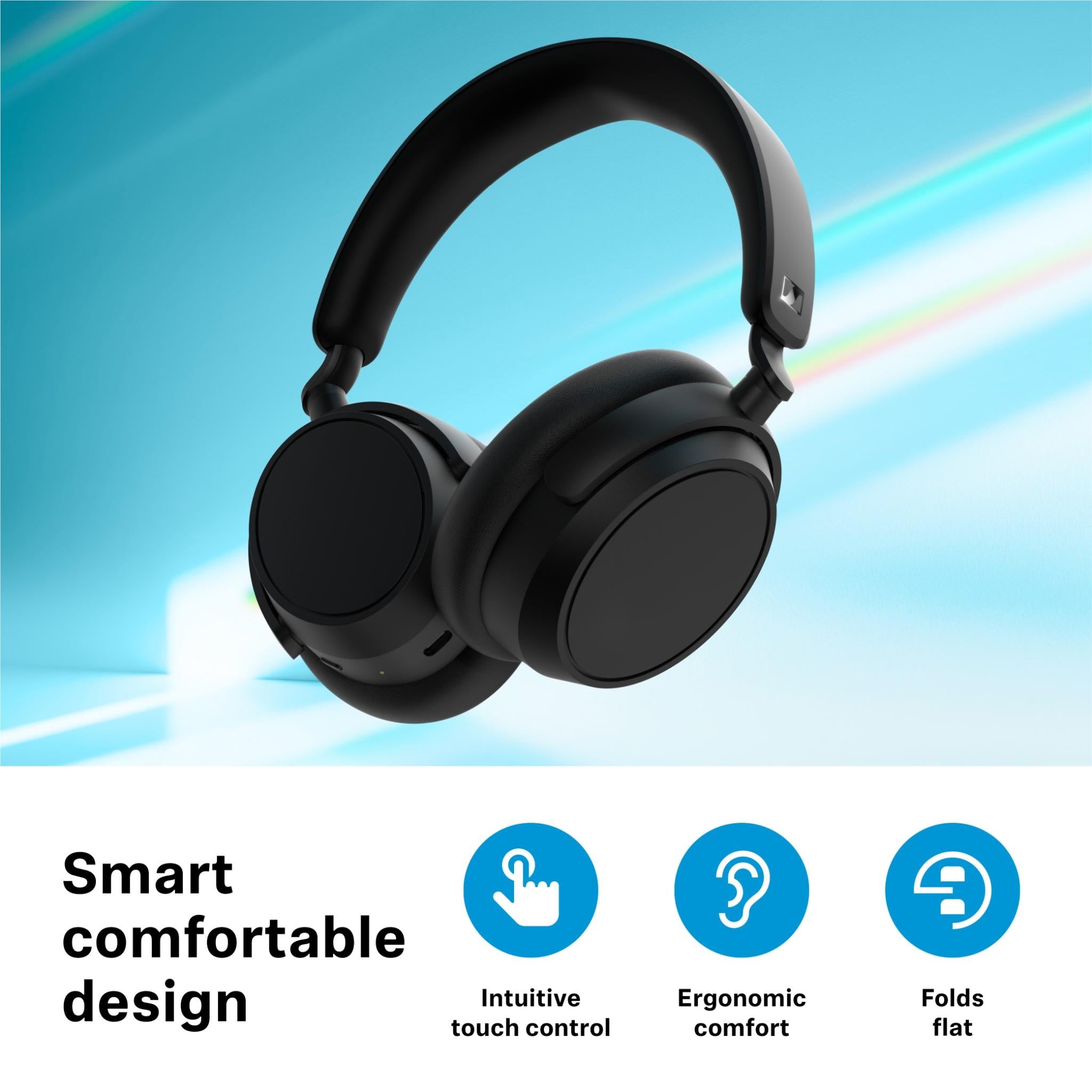 Sennheiser Accentum Plus Adaptive NC Wireless Over-Ear Headphones (White)
