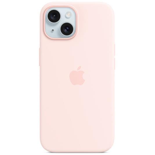 Apple iPhone 15 Silicone Case with MagSafe (Light Pink) - JB Hi-Fi