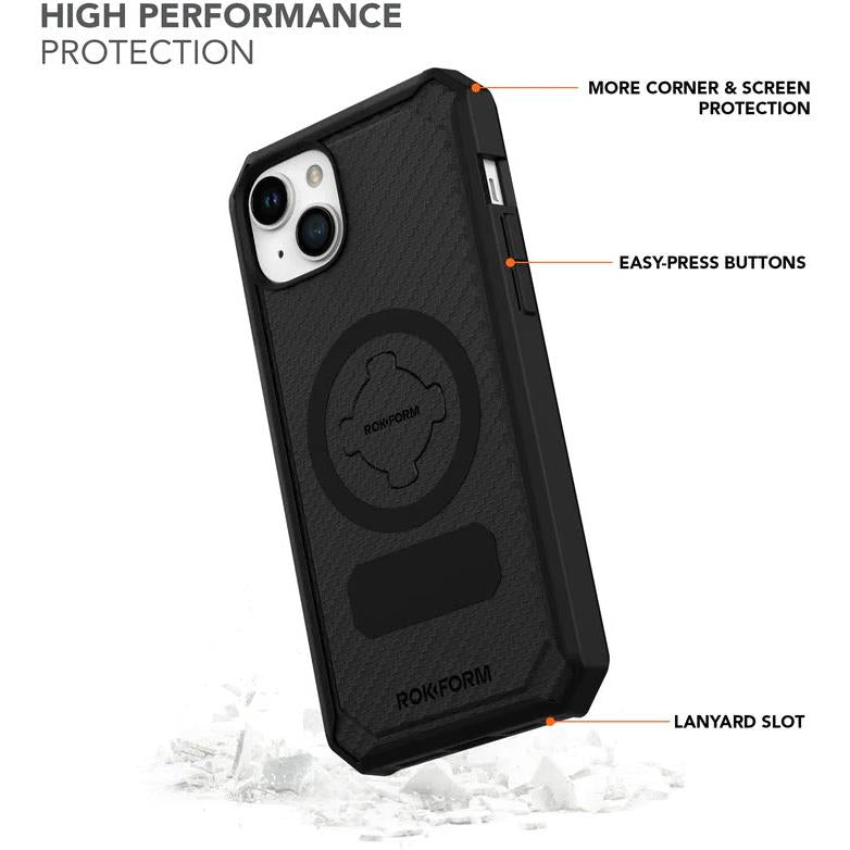 Rokform Rugged Case for iPhone 15 Plus (Black) - JB Hi-Fi