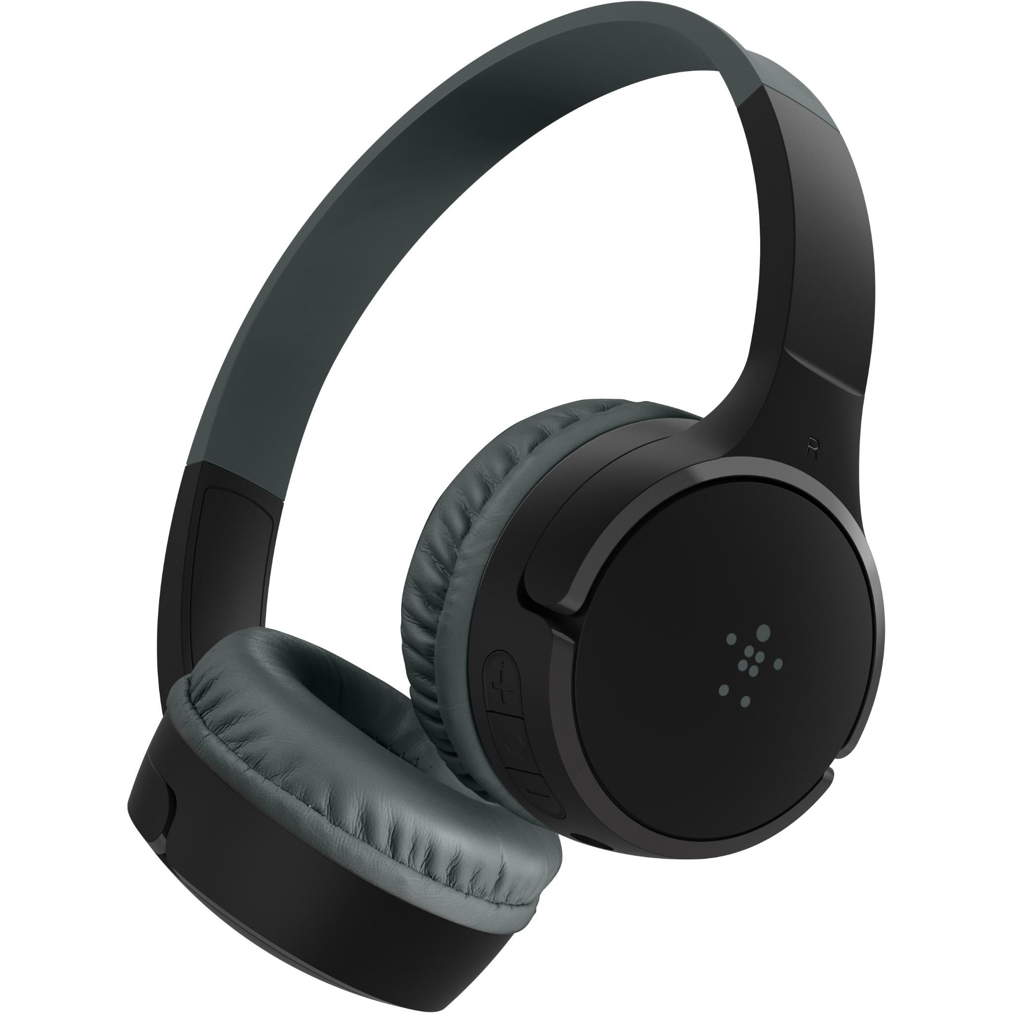 Belkin SOUNDFORM Mini Wireless On Ear Headphones for Kids Black