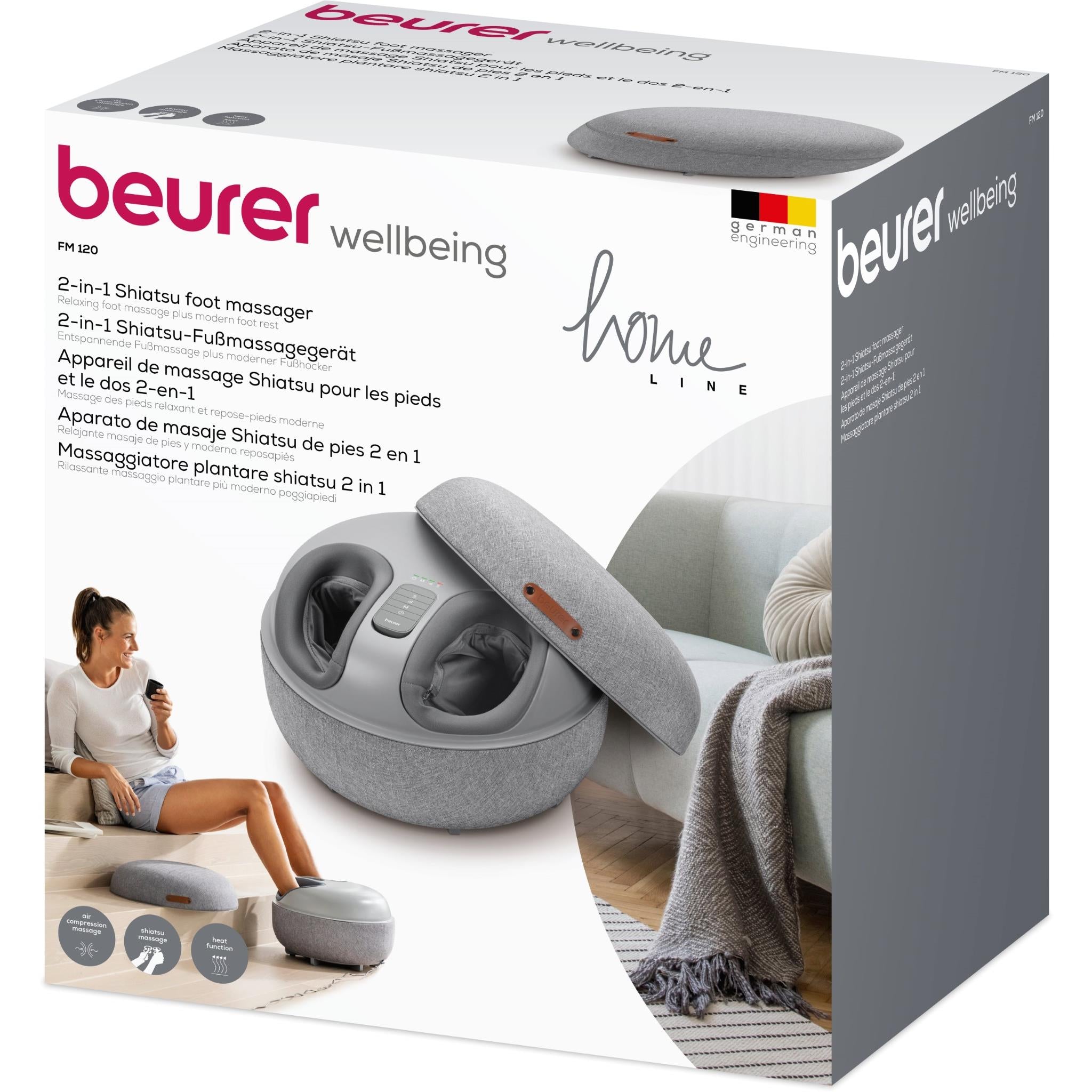 Beurer FM120 2-in-1 Shiatsu Foot Massager