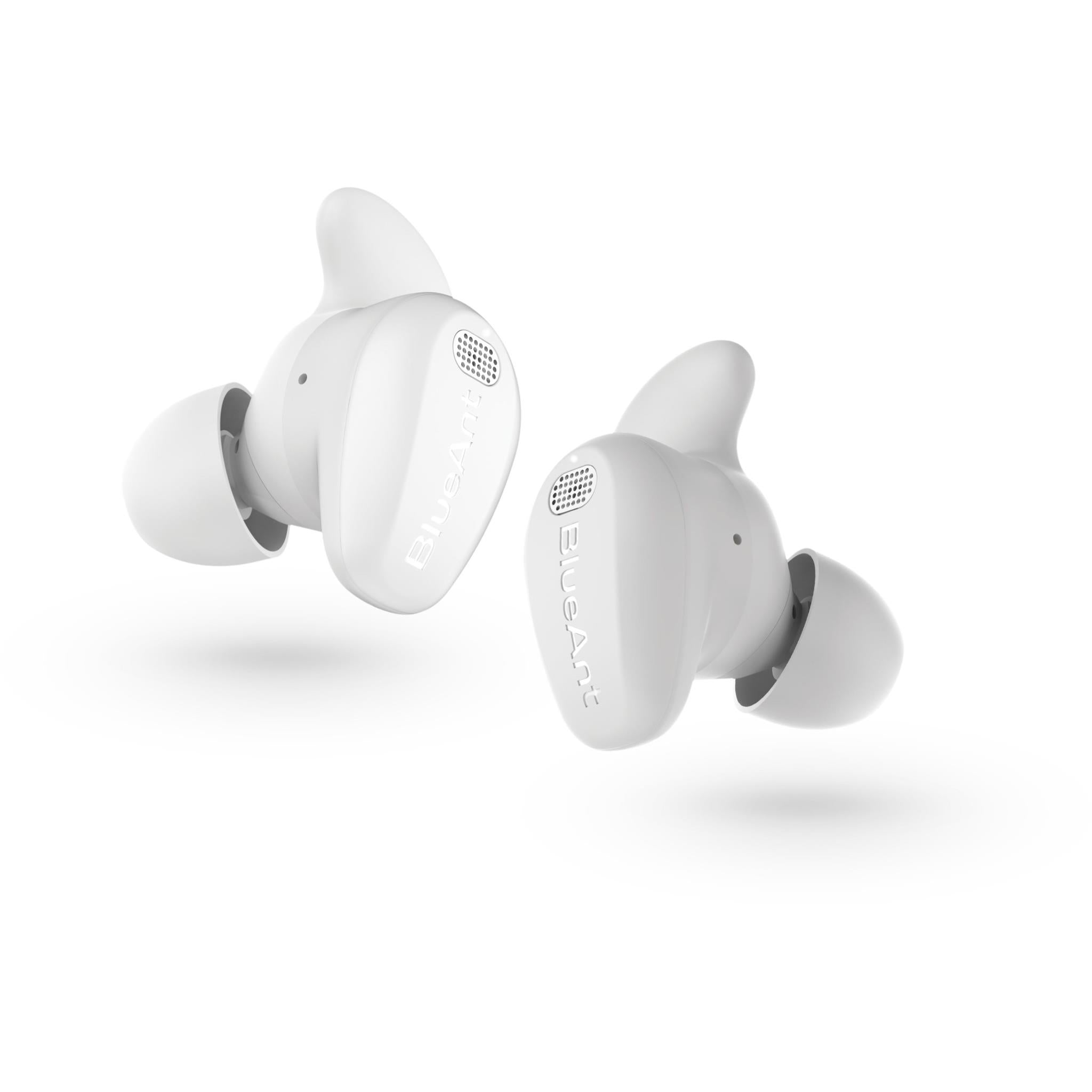 BlueAnt Pump Air Epic ANC In-Ear Headphones (White) - JB Hi-Fi