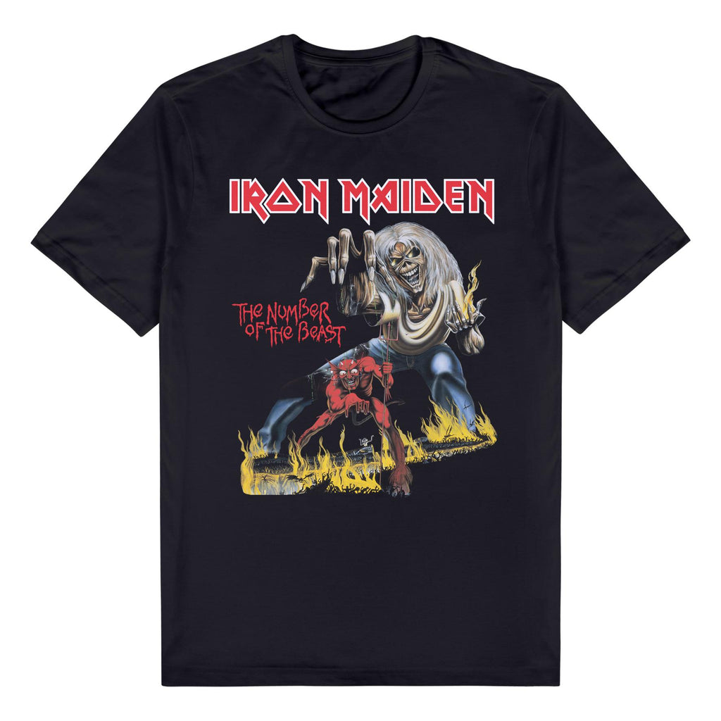 Iron Maiden - The Number Of The Beast T-Shirt (Large) - JB Hi-Fi