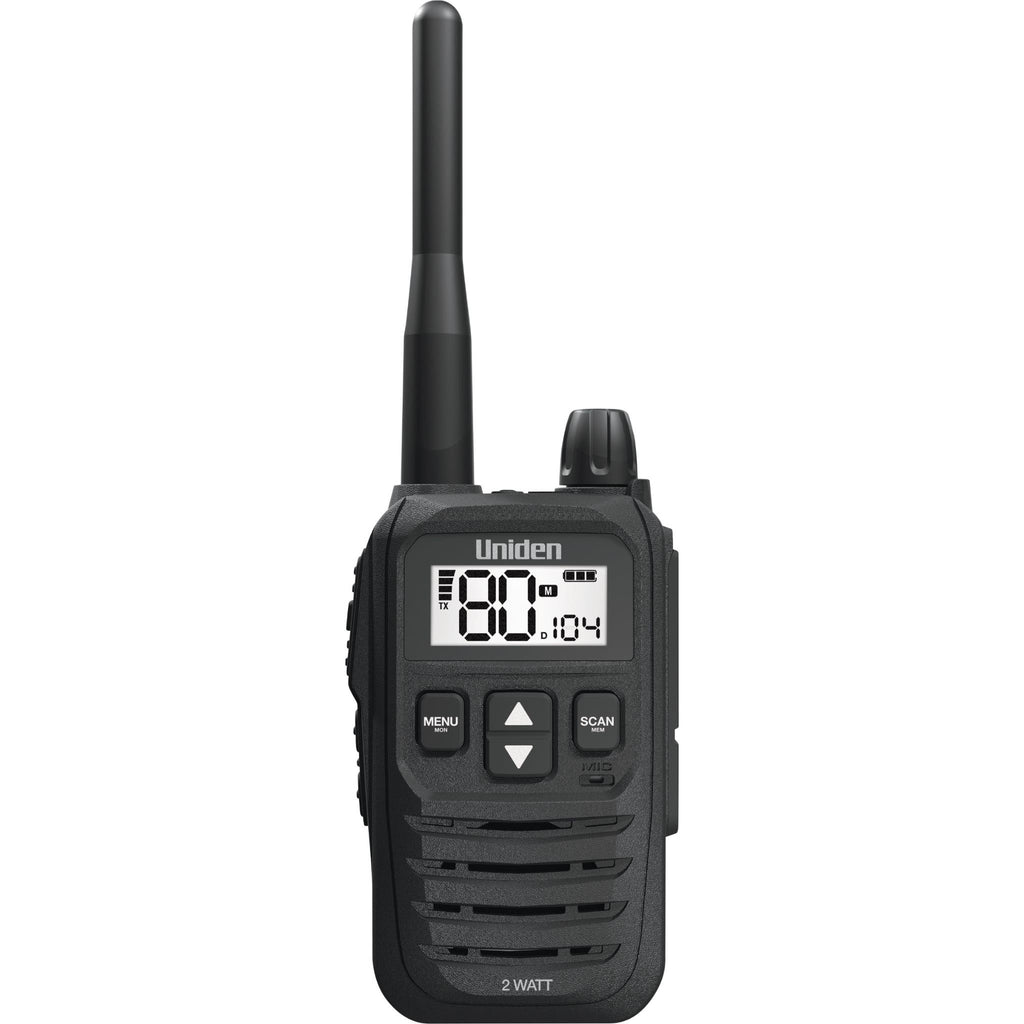 Uniden UH825-2TP 80 Channel 2 Watt UHF Handheld Tradies Pack - JB Hi-Fi