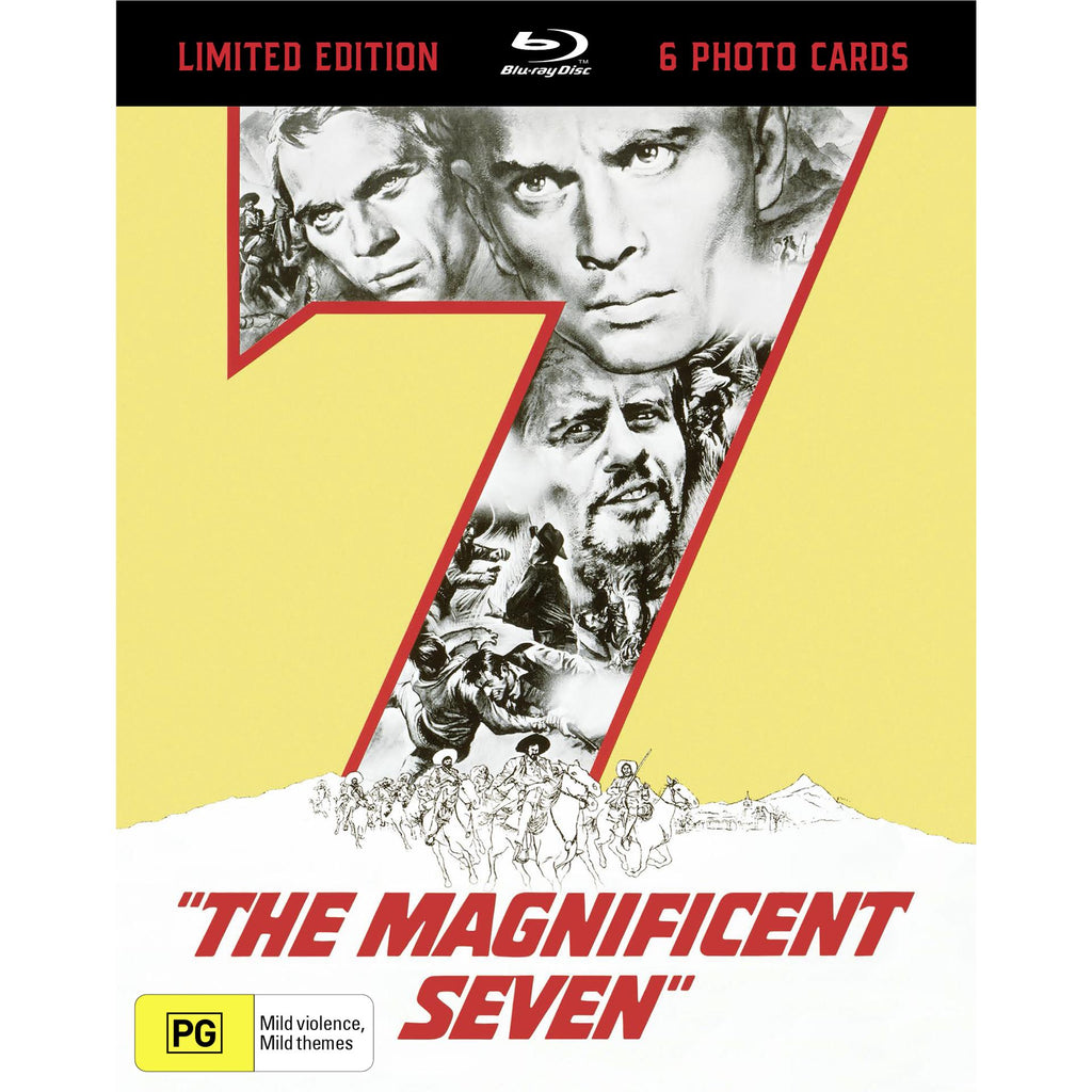 Magnificent Seven, The (1960) - Limited Edition Blu-Ray (Hard Slipcase ...