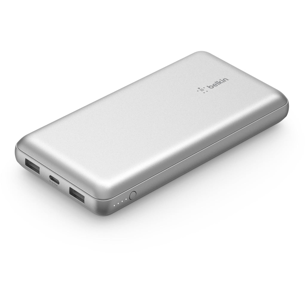 Belkin BoostUp Charge 15W 20K USB-C Power Bank (Silver) - JB Hi-Fi