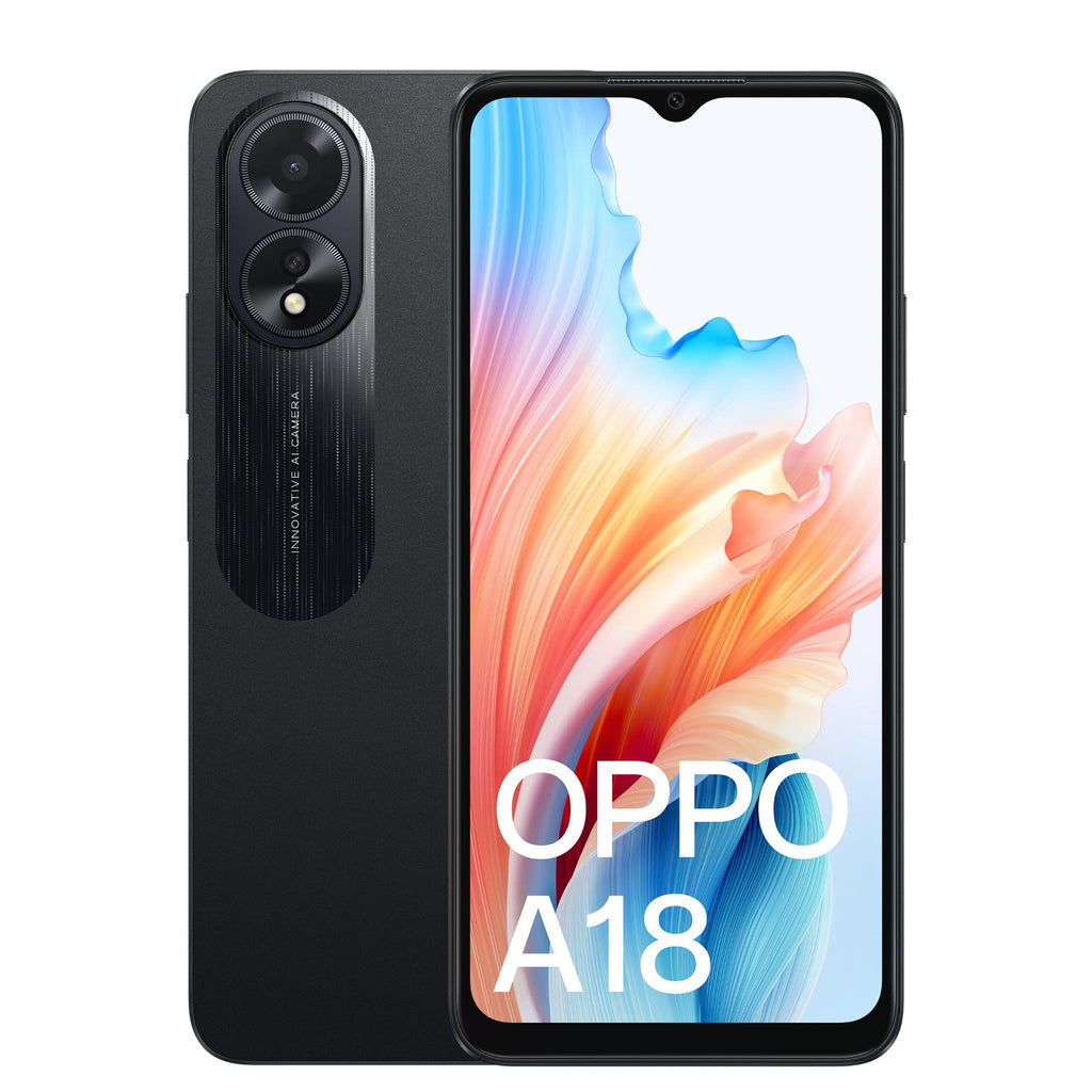 OPPO A18 4G 128GB (Glowing Black) - JB Hi-Fi