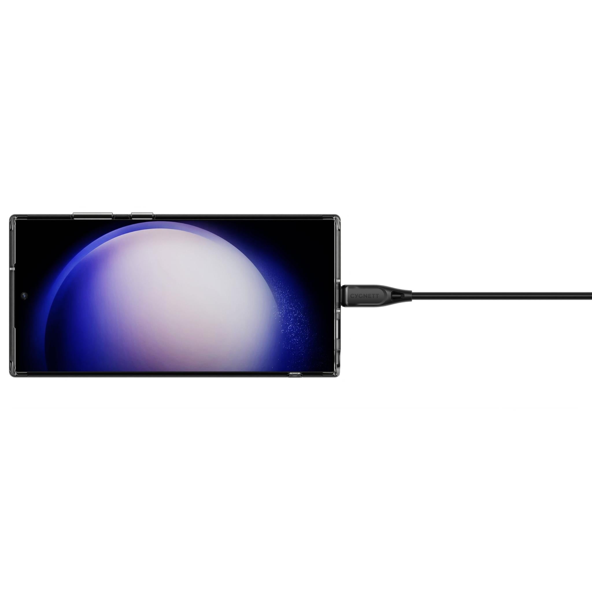 Cygnett Charge & Connect USB-C to USB-A 2.0 Cable V2 1.2m (Black)