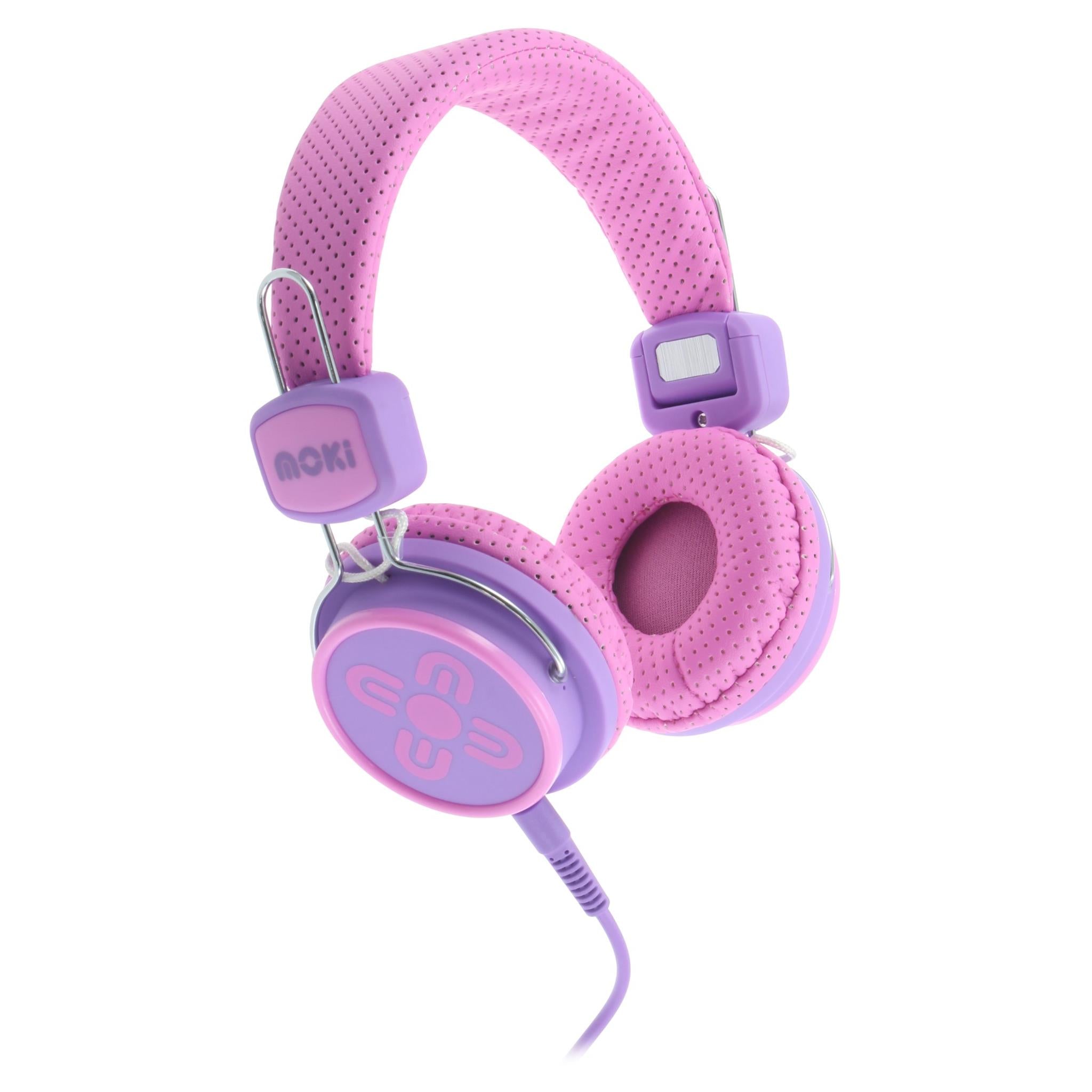 Moki Kids On Ear Headphone Pink Purple