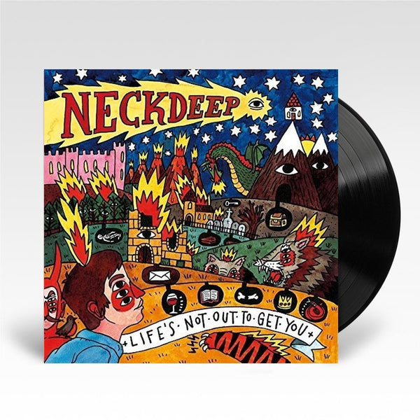 Neck Deep-Life's Not Out to Get You Exclusive LP (Red & Yellow) Vinyl | Newbury Comics