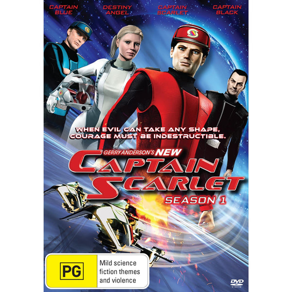 Captain Scarlett Season 1 JB Hi Fi