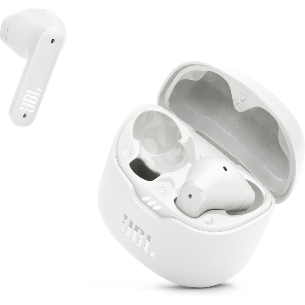 JBL Tune Flex TWS Noise Cancelling In-Ear Headphones (White) - JB Hi-Fi